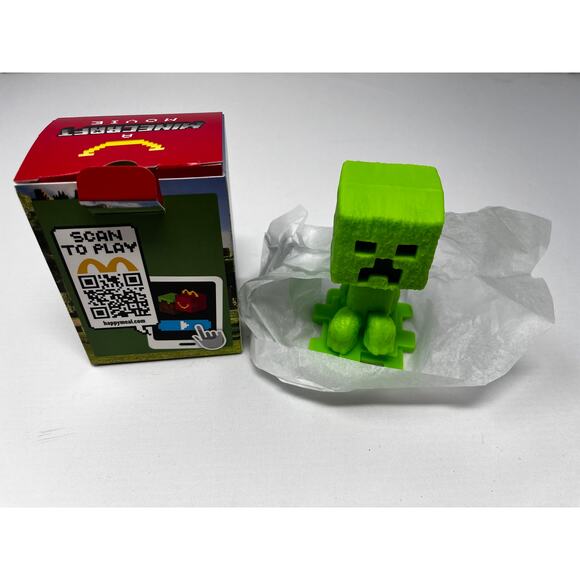 Minecraft Movie McDonald's Kid's Happy Meal Toy Creeper #6 New in Box - Picture 1 of 1